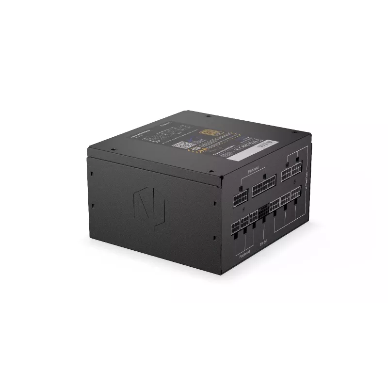 Toiteplokk ENDORFY Supremo FM6 850 W, 24-kontaktiline ATX, täielikult modulaarne, 80 PLUS Gold, 120 mm ventilaator, must