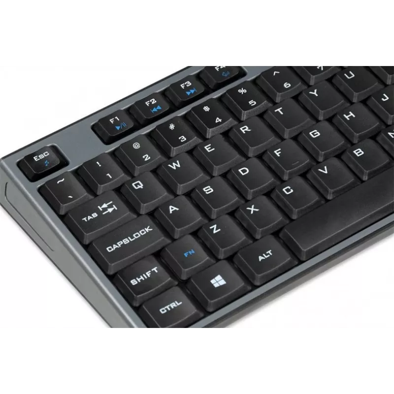 IBOX Desktop Kit Pro juhtmevaba klaviatuur ja hiir, QWERTY täissuuruses 104 klahvi, 2,4 GHz, 1200 DPI, must