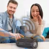 Kaaskantav kõlar MANTA SPK130GO BT — Bluetooth 5.0, TWS, FM, 10W RMS, taaslaetav (must, 8×8×19 cm)