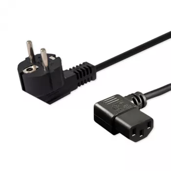 Toitekaabel SAVIO CL-115 IEC C13 isasele, 1,2 m, must