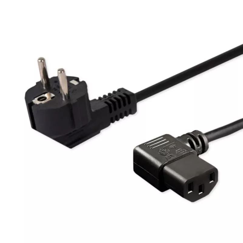 Toitekaabel SAVIO CL-115 IEC C13 isasele, 1,2 m, must