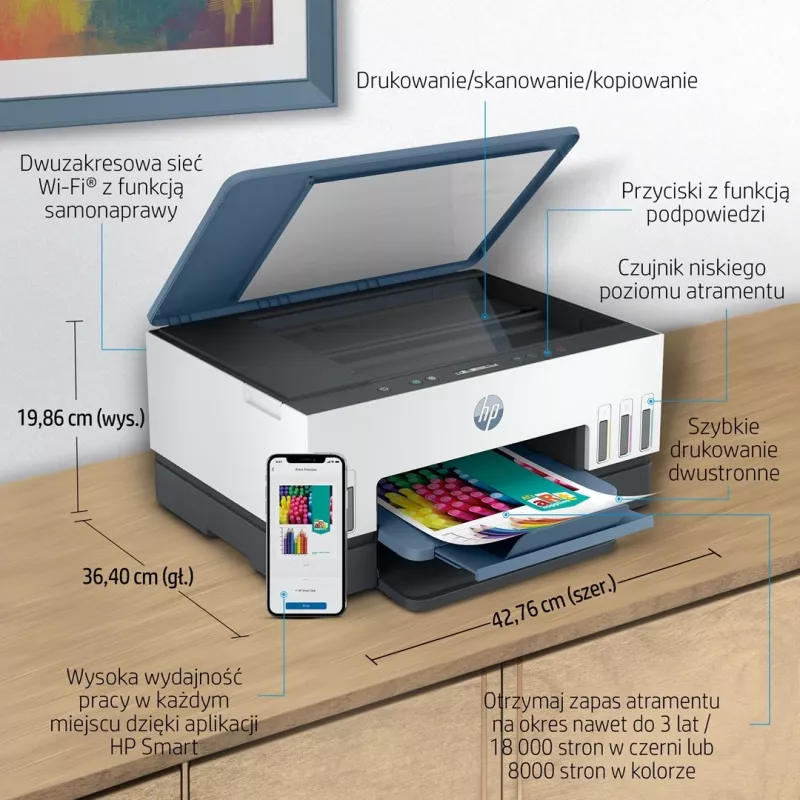 HP Smart Tank 675 Multifunktsionaalne termiline tindiprinter A4 4800 x 1200 DPI 12 ppm Wi-Fi
