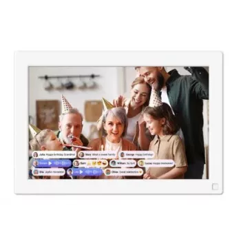 Digitaalne pildiraam MYFIRST myFirst Live FF1001SA-WE01 10,1 tolli (25,6 cm) IPS puutetundlik ekraan Wi‑Fi 32 GB valge