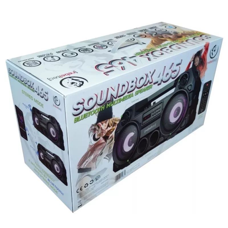 Rebeltec Bluetooth Reproduktor SoundBOX 465 ierny