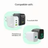 Kaabel USB-C-USB-C PowerStream 100W punutud 1,2m valge