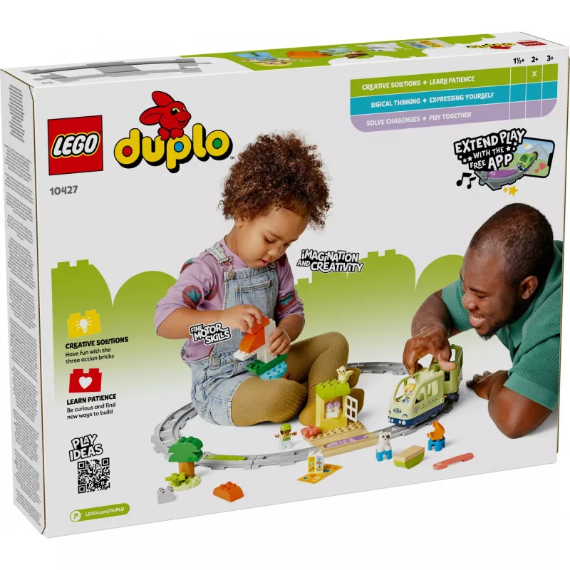 Mängurongikomplekt LEGO DUPLO Interaktiivne Seiklusraudtee 10427, 57 tk, 2 minifiguuri, alates 2. eluaastast