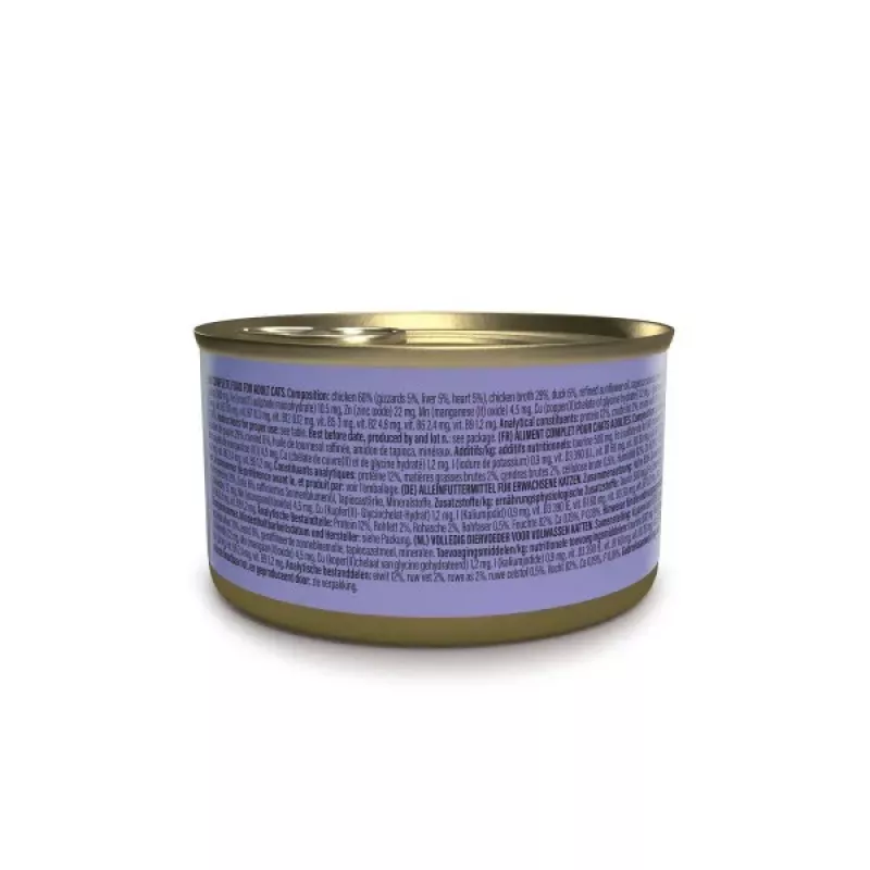 Märg kassitoit Agras Pet Foods Schesir after Dark Complete Brühe 80 g — kana, teravaba, gluteeni- ja sojavaba