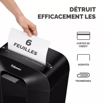 Powershred | LX25 | Must | 11,5 L | Krediitkaartide purustamine | dB | Paberikäitlus standard/väljund 6 lehte korraga | Ristlõikeline purusti | Garantii 24 kuud