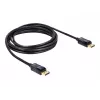 DisplayPort-kaabel DeLOCK 82424 3m isane-isane kuldne must