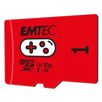 Välkmälu Emtec 1TB UHS-I U3 V30 A2 Gaming Rouge ECMSDM1TXCU3G