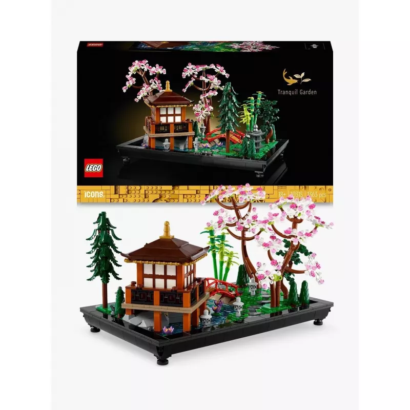 LEGO ehituskomplekt ICONS 10315 Zeni aed, 1363 tükki, 18+, mõõtmed 210×320×200 mm, kaal 4,19 kg