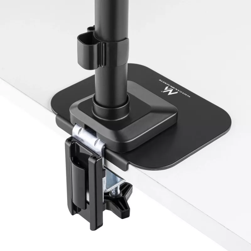 Maclean MC-929 lauaplaadi tugevdusplaat monitori lauakinnitustele, must