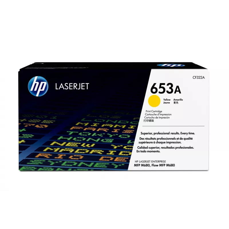 Toner HP Cartridge No 653A HP 653A Kollane 6000 lehekülge