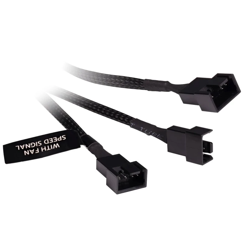 RGB jaoturkaabel Alphacool 18679 Must Plast 150 mm