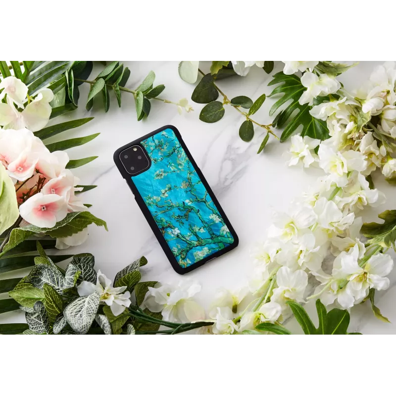 Kaitsev nutitelefoni ümbris iKins iPhone 11 Pro Max'ile — Almond Blossom Must