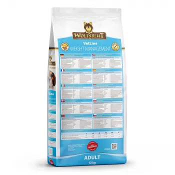 Kuiv koeratoit Wolfsblut VetLine Weight Management Turkey — 12 kg, teraviljavaba, 22% valku, 8% rasva