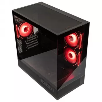 GSI SmartAssembly ARGB klaasist Micro-ATX korpus - 650W
