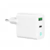 Alimentator Retea 220V GEMBIRD, Universal, 1 X USB USB-C D 20W, 1 X USB-a 3.0 QC 18W, Indicator LED, Valge