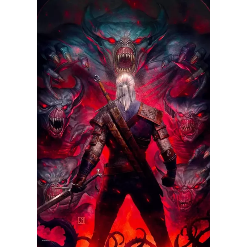 Good Loot koomiksipusle: The Witcher (Wiedźmin) Corvo Valge, 1000 tükki