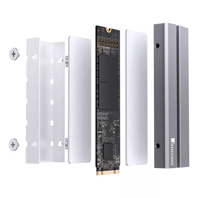 Jonsbo M.2-6 SSD-jahuti – hall (M.2-6 GRAY)