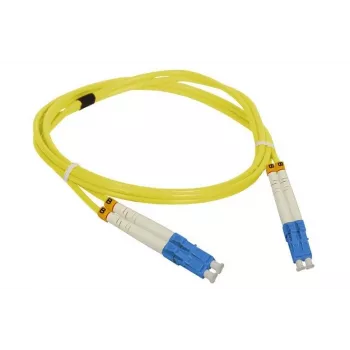 Alantec FOC-LCLC-9SMD-1 InfiniBand/kiudoptiline kaabel 1 m LC Kollane