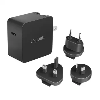 Mobiilseadme laadija LogiLink PA0302 Universal Must Vahelduvvool Kiirlaadimine