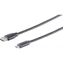 USB-kaabel S/CONN 77143-1.0 USB 2.0 1 m USB C USB A Must