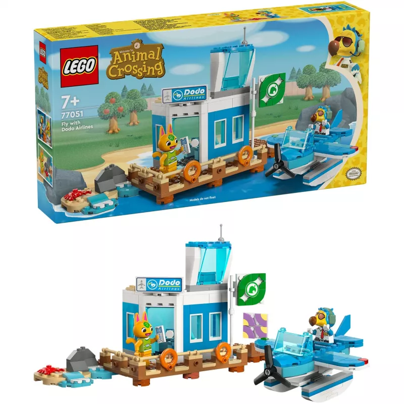 Ehitusmänguasi LEGO 77051 Animal Crossing: Fly with Dodo Airlines komplekt, LEGO kaubamärk, mudel 77051