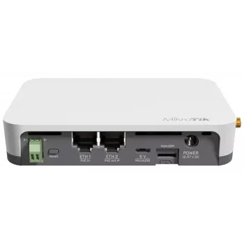 Võrgulüüs/kontroller MikroTik KNOT LR8G — Üheribaline 2,4 GHz, 100 Mbit/s Ethernet, QCA9531 650 MHz, RS-485, NanoSIM