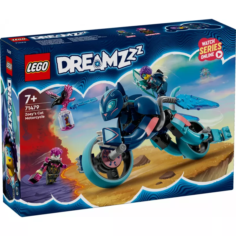 LEGO DREAMZzz Zoey kassi mootorratta ehituskomplekt 71479