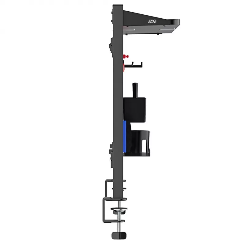 Ergo Office lauajagaja / korraldaja, maksimaalne koormus 10 kg, valge tahvel, laius 1116 mm, must, ER-301 B