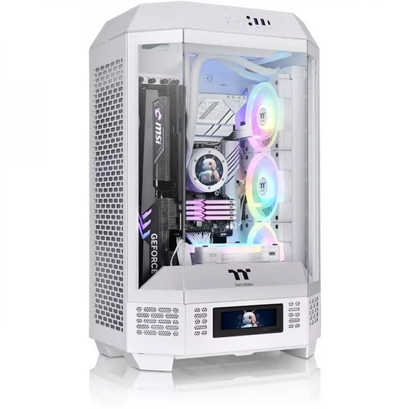 Thermaltake 3,9-tolline LCD-ekraanikomplekt must Tower 300 seeriale ja Ceres 330 Hydrangea Blue