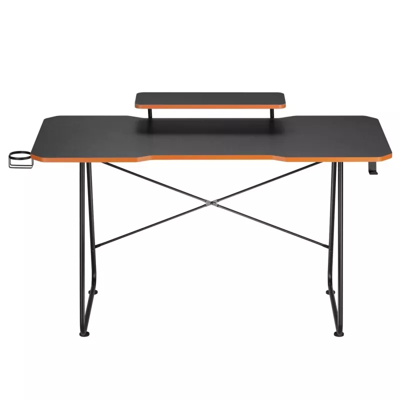 Maclean NanoRS mängulaud monitoririiuliga, max 50 kg, kõrgus 850 mm, must RS170, mängulaud, must
