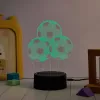 Lauavalgusti MANTA SNL124RGB RGB 3D valgusdekoratsioonikuulid, värvimuutev LED, dekoratiivvalgustus