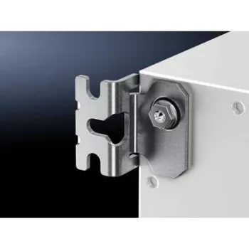Kinnituskomplekt Rittal AX 2508.020 — roostevaba teras/valge, ühildub Rittal AX, KX, AX IT, EL (4 tk)