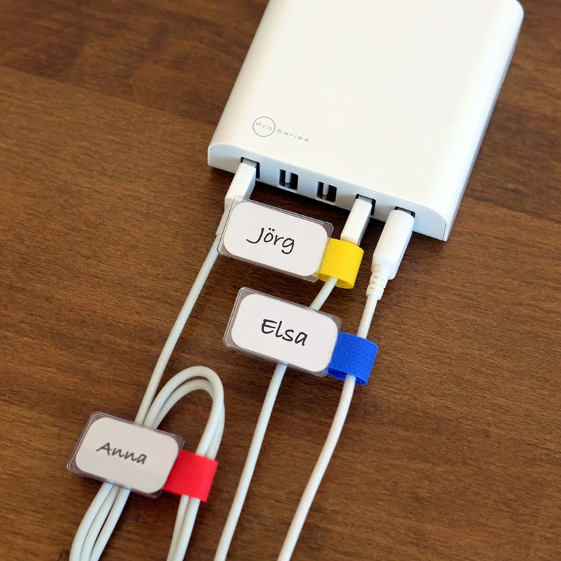 Kaabliside Label-the-cable LTC 2530 sinine punane kollane