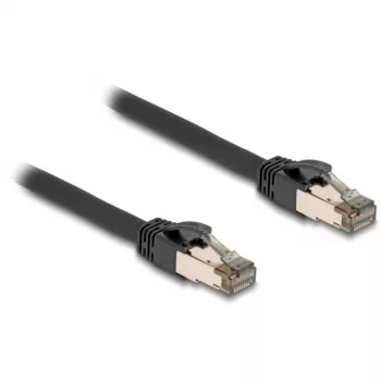 DELOCK 80245 võrgukaabel Cat6a U/FTP (STP) 15 m RJ-45 – RJ-45 Must