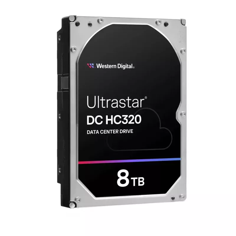 Sisemine 3,5-tolline SAS-kõvaketas Western Digital Ultrastar DC HC320 8 TB, 7200 p/min, 12 Gbit/s, 256 MB vahemälu