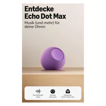 Amazon Echo Dot Max 2025 väljalase - ametüst - Bluetooth (B0DKLDMHYB)