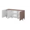 Kummut cama meble Cama Nova 155×40×72 cm, roosa matt, MDF raam