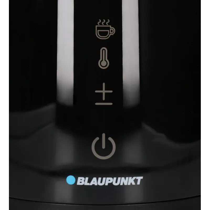 Elektriline veekeetja BLAUPUNKT EKD601, 1,7 L, 2200 W, reguleeritav 40–100 °C, must, roostevaba teras
