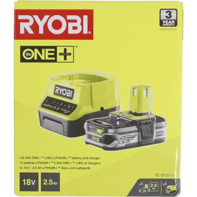 Ryobi RC18120-125 aku ja laadija komplekt