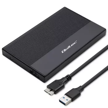Korpus 2,5-tollisele SATA SSD/HDD-le QOLTEC 52277 USB 3.0