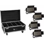 LED-pesuvalgusti EUROLITE CLS-18 QCL RGB/WW 18×7W koos lennukohvriga