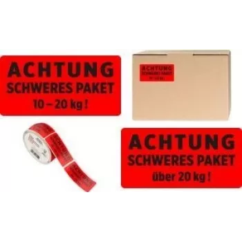 Hoiatuskleebised AVERY 7254 punane 200 tk 100 x 50 mm