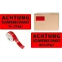 Hoiatuskleebised AVERY 7254 punane 200 tk 100 x 50 mm