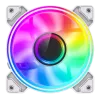 Gamemax | Korpusventilaator | DUAL RING INFINITY | Valge