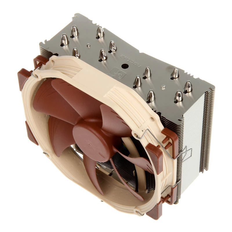 Noctua NH-U14S arvutijahutuskomponent Protsessorijahuti 12 cm Pruun, roostevaba teras