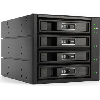 FANTEC BP-T3141, 4x SAS/SATA 6G 3.5/2.5 HDD/SSD 3x5,25 tagapaneeli moodulis (2192)