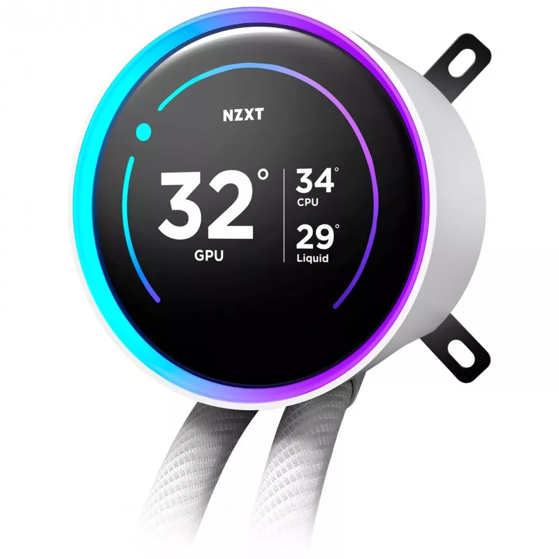 Kõik-ühes vedelikjahuti NZXT Kraken Elite 360 RGB 12 cm valge